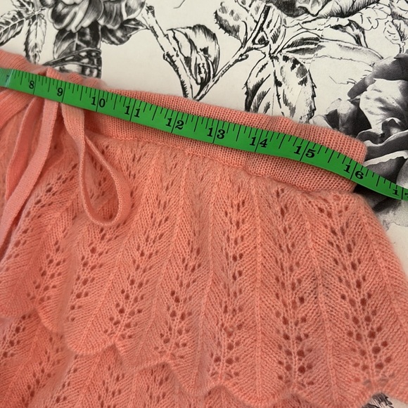 Juicy Couture Y2k Vintage Cashmere Tiered Ruffle Strapless Sweater Dress, Sz S - Picture 11 of 13